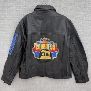 Schneiders Leather Jacket Mens XS Black Quarter Horse Congress 2017 Western